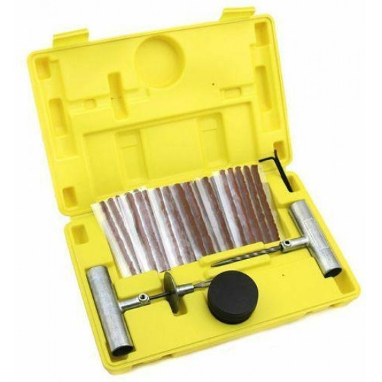 35pc Tire Repair Kit With Yellow Case
