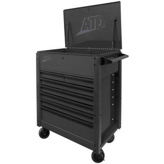 7-Drawer Flip-Top Tool Cart, Black ATD-70401A Brand New!