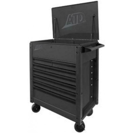 ATD 70401 - 7-Drawer Flip-Top Tool Cart, Black