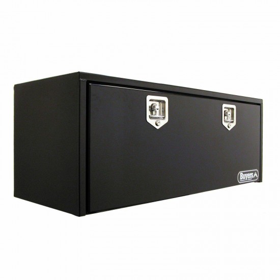 Buyers Black Steel 18" X 18" X 48" Underbody ToolBox - 1702310