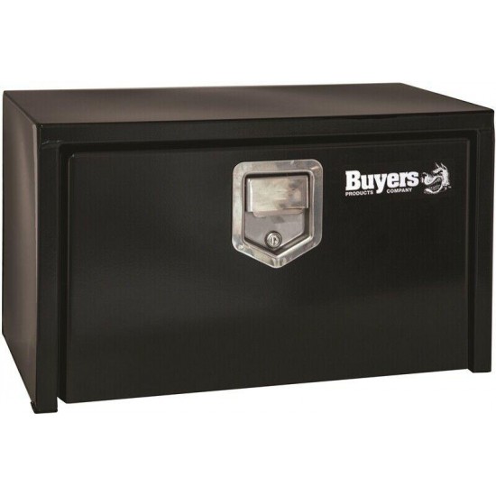 Buyers Products 14 X 12 X 24 Black Underbody Truck Tool Boxes Steel With Paddle