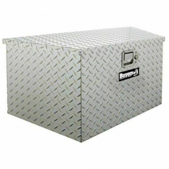 Buyers Products 1701380 Diamond Tread Aluminum Trailer Tongue Truck Box - 15" H