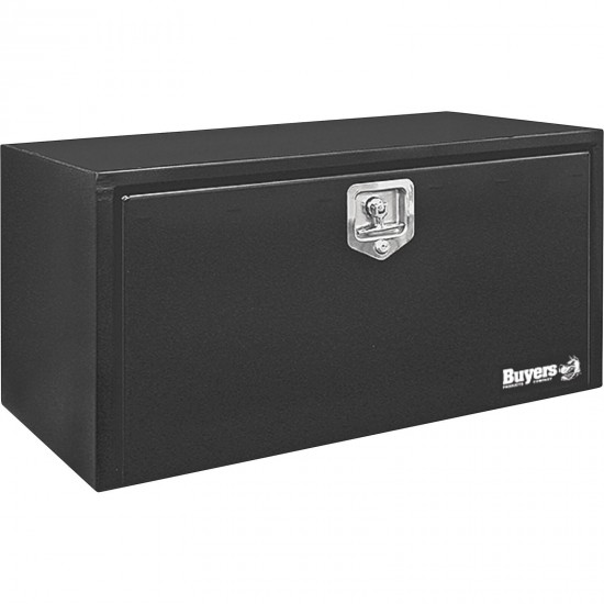 Buyers Products 1703300 Steel Underbody Truck Box with Drop Door-Black, 24in.W