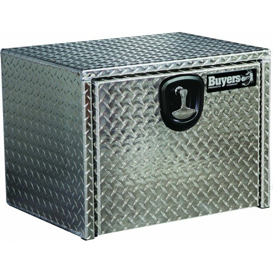 Buyers Products 1705148, Aluminum Underbody Toolbox, 14" H x 12" D x 16" W
