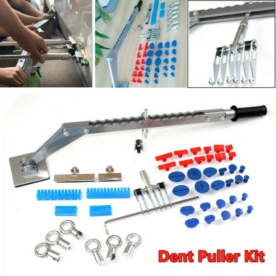 Car Dent Repair Tools Kit Bridge Puller Glue Tabs Slide Tips Pull Hammer Rings