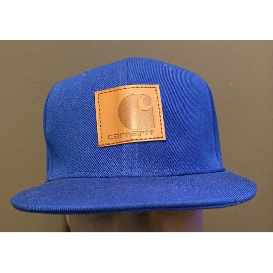 Carhartt blue starter cap hat lid workgear college campus USA nyc la Ohio Florida Texas cago duke baseball SnapBack tools overalls