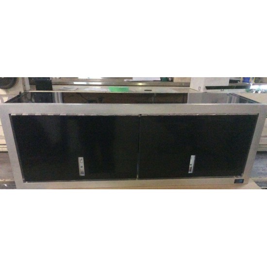 CNL CABINETS 46x16x14 spring top doors aluminum cabinet