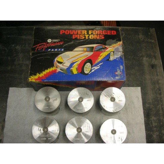 Corvair .060 Short skirt FORGED TRW PISTONS, 64-69 motors, NEW in BOX, stronge