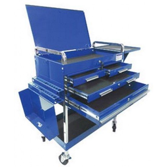 Deluxe Service Cart, Blue SUU-8013ABLDLX Brand New!