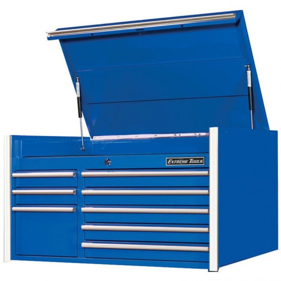 Extreme Tools RX412508CHBL RX Series 41" 8-Drawer Top Chest - Blue