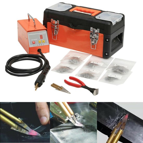 Hot Stapler Kit Welder Welding Machine 110V AC Plastic Auto Bumper Body Repair