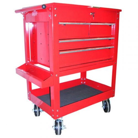 K Tool 75140 Tool Service Utility Cart/Organizer - 4 Drawer, Red