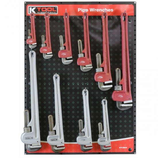 K Tool International KTI0844 Pipe Wrench Display
