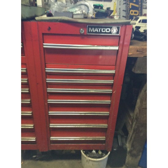 Matco Tool Box (Only Side Box) W/key - Nice!