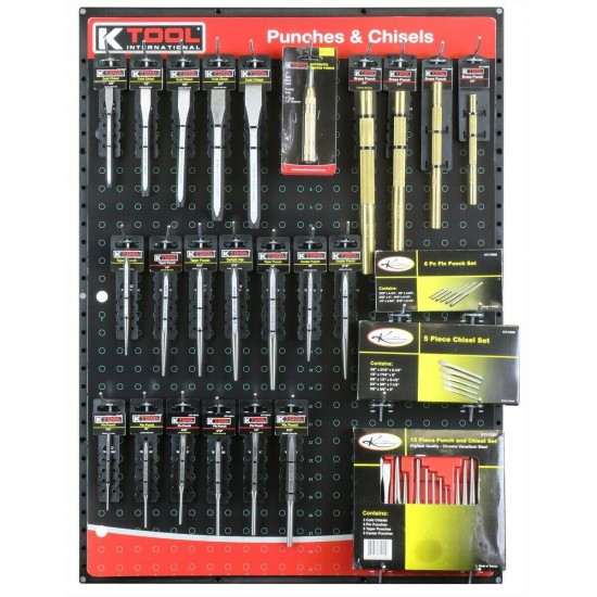 Punches and Chisels Display Board KTI0831 Brand New!