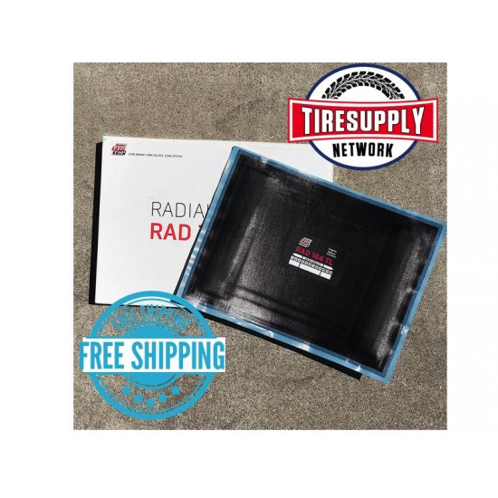 RAD-184 Rema Tip Top Radial Repair (5pc) 11 1/2"x8 1/2" 3 Ply Tire Repair Patch