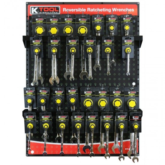 Ratcheting Wrench Display by KTI K Tool International KTI-0842