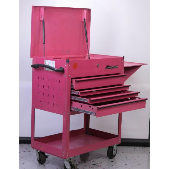 Snap-on Special Edition Pink 4 Drawers Roll Cart 32 x 20 x 43"H Compare KRSC33