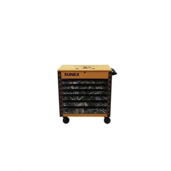SUNEX 8057XTKANATIOR Premium Full Drawer Service Cart-Orange w/TrueTimber Kanati