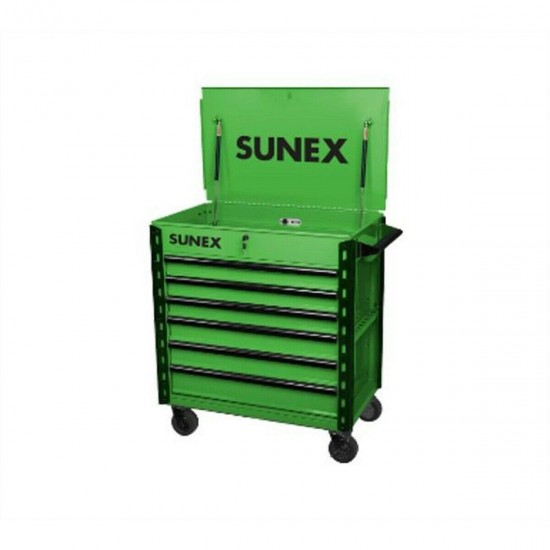Sunex 8057XTLG Premium Full-Drawer Service Cart, Lim
