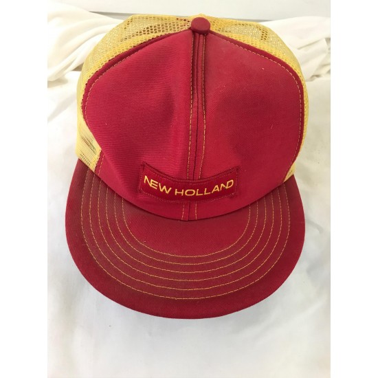 vintage Holland embroidered snapback cap hat trucker mesh