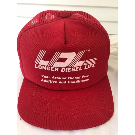 vintage longer diesel life snapback hat trucker mesh