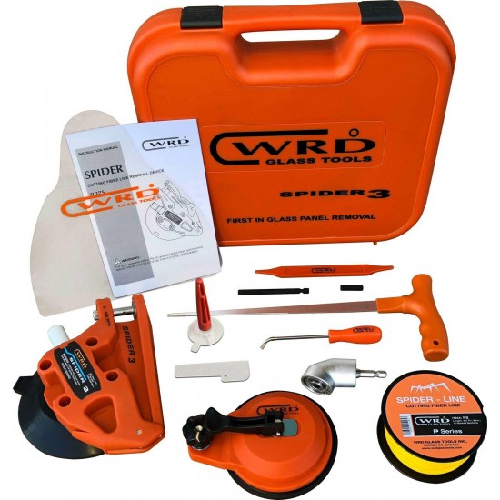 WRD Spider 3 Kit 300W Auto Glass Removal Tool Kit With Angle Driver